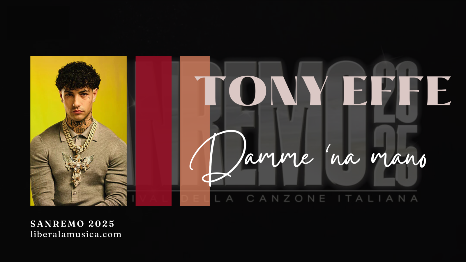 Tony Effe - Sanremo 2025 - Damme 'na mano